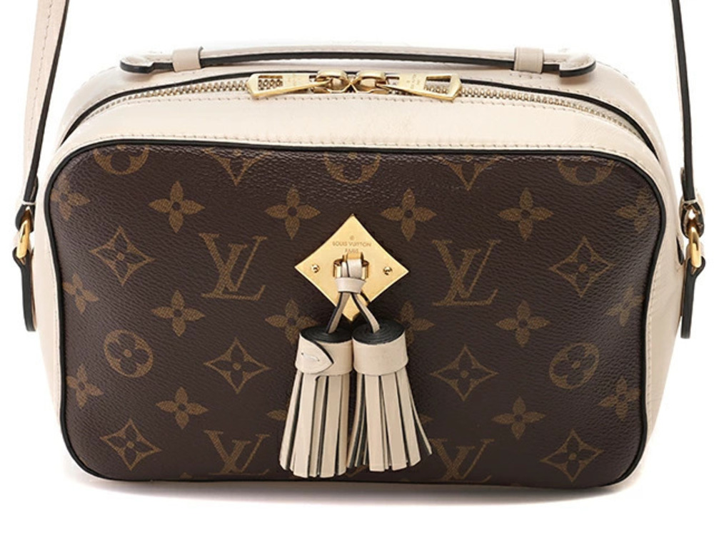 LOUIS VUITTON Saintonge Monogram Cream